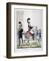 Uniforms of Guards of the French Royal Corps, 1823-Charles Etienne Pierre Motte-Framed Giclee Print