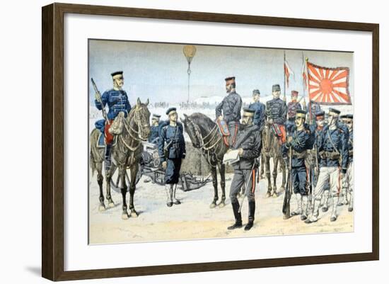 Uniforms of Japanese Army Russo-Japanese War (Jan 1904)-null-Framed Giclee Print