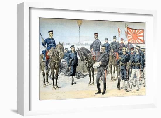 Uniforms of Japanese Army Russo-Japanese War (Jan 1904)-null-Framed Giclee Print