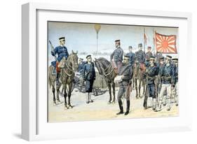 Uniforms of Japanese Army Russo-Japanese War (Jan 1904)-null-Framed Giclee Print