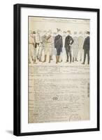 Uniforms of Royal Corp of Colonial Troops of Kingdom of Italy in Eritrea-null-Framed Giclee Print