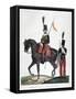 Uniforms of the 12th and 16th Regiment of Chasseurs, France, 1823-Charles Etienne Pierre Motte-Framed Stretched Canvas
