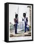 Uniforms of the 2nd Infantry of the French Royal Guard, 1823-Charles Etienne Pierre Motte-Framed Stretched Canvas