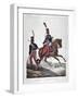 Uniforms of the 6th Regiment of French Hussars, 1823-Charles Etienne Pierre Motte-Framed Giclee Print