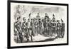 Uniforms of the Army of Sarde. Cavalry. Dragon-Lancer. Sapper. Offic. of Reg. of Savoy. Offic. Arti-null-Framed Giclee Print