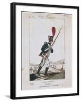 Uniforms of the French Army: Grenadier of the Imperial Guard-null-Framed Giclee Print