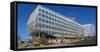 Unilever House, HafenCity, Hamburg, Germany, Europe-Hans-Peter Merten-Framed Stretched Canvas