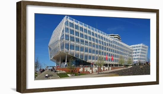 Unilever House, HafenCity, Hamburg, Germany, Europe-Hans-Peter Merten-Framed Photographic Print