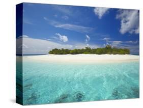 Uninhabited Island, Maldives, Indian Ocean, Asia-Sakis Papadopoulos-Stretched Canvas