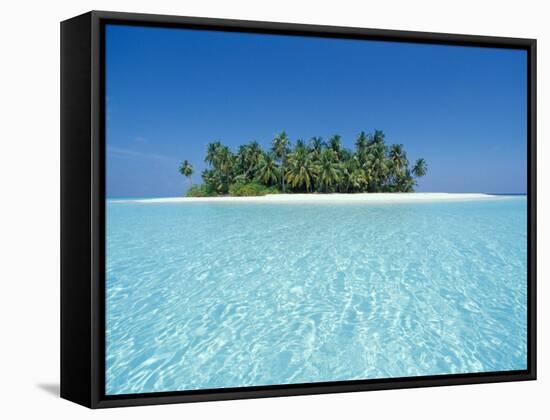 Uninhabited Tropical Island, Ari Atoll, Maldives-Stuart Westmoreland-Framed Stretched Canvas