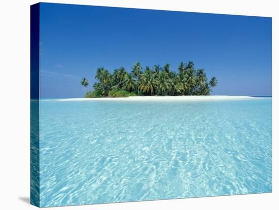 Uninhabited Tropical Island, Ari Atoll, Maldives-Stuart Westmoreland-Stretched Canvas