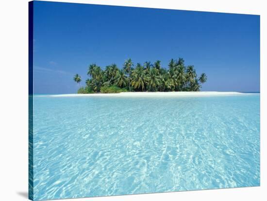 Uninhabited Tropical Island, Ari Atoll, Maldives-Stuart Westmoreland-Stretched Canvas