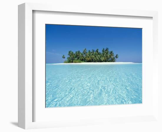 Uninhabited Tropical Island, Ari Atoll, Maldives-Stuart Westmoreland-Framed Photographic Print