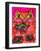 Uninvited Guest for Tea-Wyanne-Framed Giclee Print