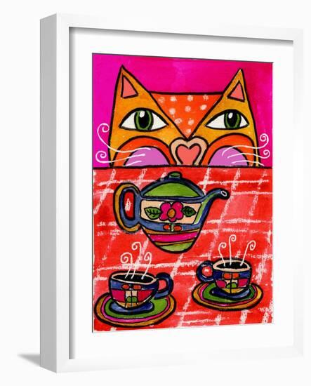 Uninvited Guest for Tea-Wyanne-Framed Giclee Print