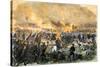 Union and Confederate Armies Clash at the First Battle of Bull Run, 1861-null-Stretched Canvas