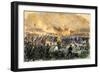 Union and Confederate Armies Clash at the First Battle of Bull Run, 1861-null-Framed Giclee Print