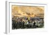 Union and Confederate Armies Clash at the First Battle of Bull Run, 1861-null-Framed Giclee Print