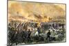 Union and Confederate Armies Clash at the First Battle of Bull Run, 1861-null-Mounted Giclee Print