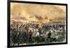 Union and Confederate Armies Clash at the First Battle of Bull Run, 1861-null-Framed Giclee Print