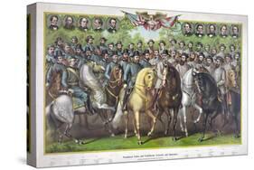 Union and Confederate Generals and Statesmen of the Civil War-null-Stretched Canvas