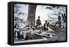 Union Army Amputees Recovering after Surgery (B/W Photo)-American Photographer-Framed Stretched Canvas