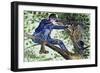 Union Army Sharpshooter Using Telescopic Sights-null-Framed Giclee Print