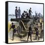 Union Army Spiking the Cannons of Fort Moultrie before Evacuating to Fort Sumter, c.1860-null-Framed Stretched Canvas