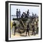 Union Army Spiking the Cannons of Fort Moultrie before Evacuating to Fort Sumter, c.1860-null-Framed Giclee Print