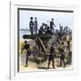 Union Army Spiking the Cannons of Fort Moultrie before Evacuating to Fort Sumter, c.1860-null-Framed Giclee Print