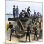 Union Army Spiking the Cannons of Fort Moultrie before Evacuating to Fort Sumter, c.1860-null-Mounted Giclee Print