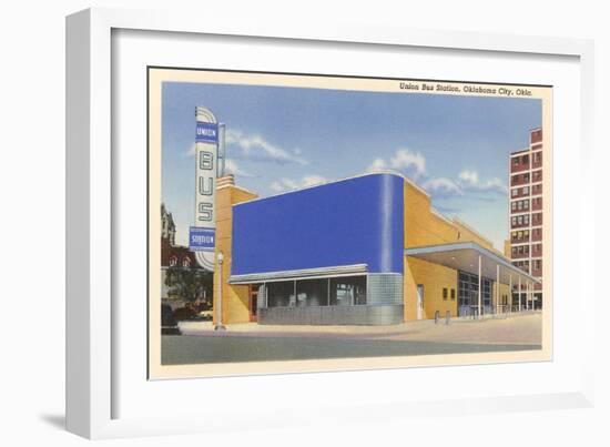 Union Bus Staion, Oklahoma City-null-Framed Art Print