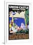 Union-Castle Holiday Tours-null-Framed Art Print