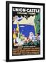 Union-Castle Holiday Tours-null-Framed Art Print