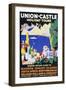 Union-Castle Holiday Tours-null-Framed Art Print