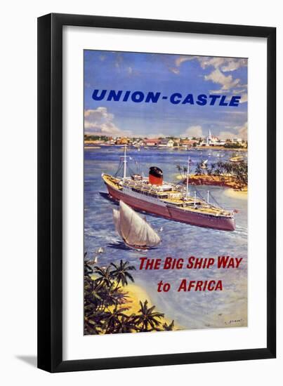Union-Castle Line-null-Framed Art Print