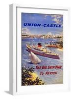 Union-Castle Line-null-Framed Art Print