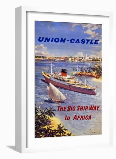 Union-Castle Line-null-Framed Art Print