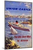 Union-Castle Line-null-Mounted Art Print