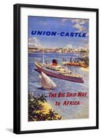 Union-Castle Line-null-Framed Art Print