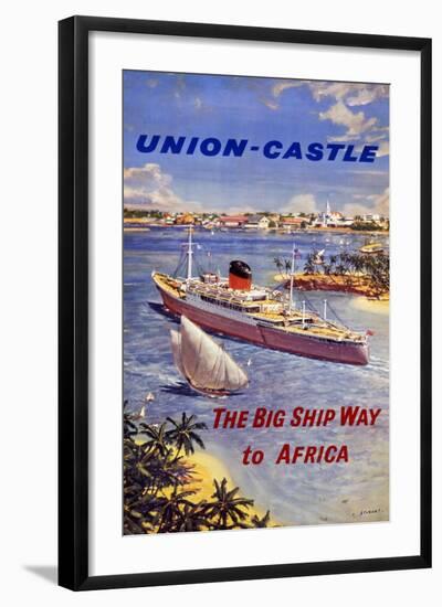 Union-Castle Line-null-Framed Art Print