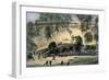 Union Charge across Burnside Bridge over Antietam Creek, Civil War, 1862-null-Framed Premium Giclee Print