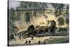 Union Charge across Burnside Bridge over Antietam Creek, Civil War, 1862-null-Stretched Canvas