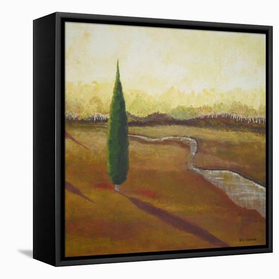 Union County Fields-Herb Dickinson-Framed Stretched Canvas