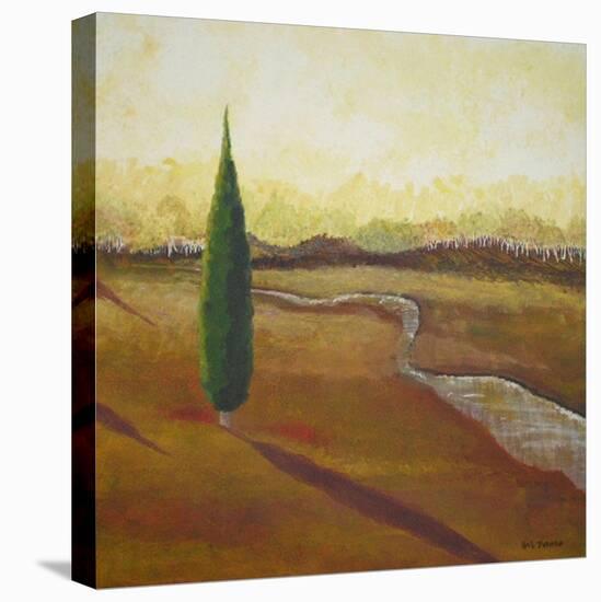 Union County Fields-Herb Dickinson-Stretched Canvas