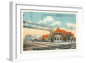 Union Depot, Marion, Ohio-null-Framed Art Print