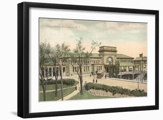 Union Depot, Providence, Rhode Island-null-Framed Art Print