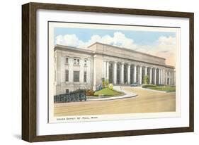 Union Depot, St. Paul, Minnesota-null-Framed Art Print