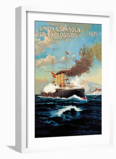 Union Espanola de Explosivos-null-Framed Art Print