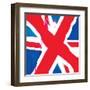 Union Flag, London-Tosh-Framed Art Print